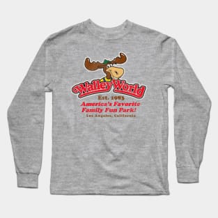 Walley World Moose Worn Long Sleeve T-Shirt